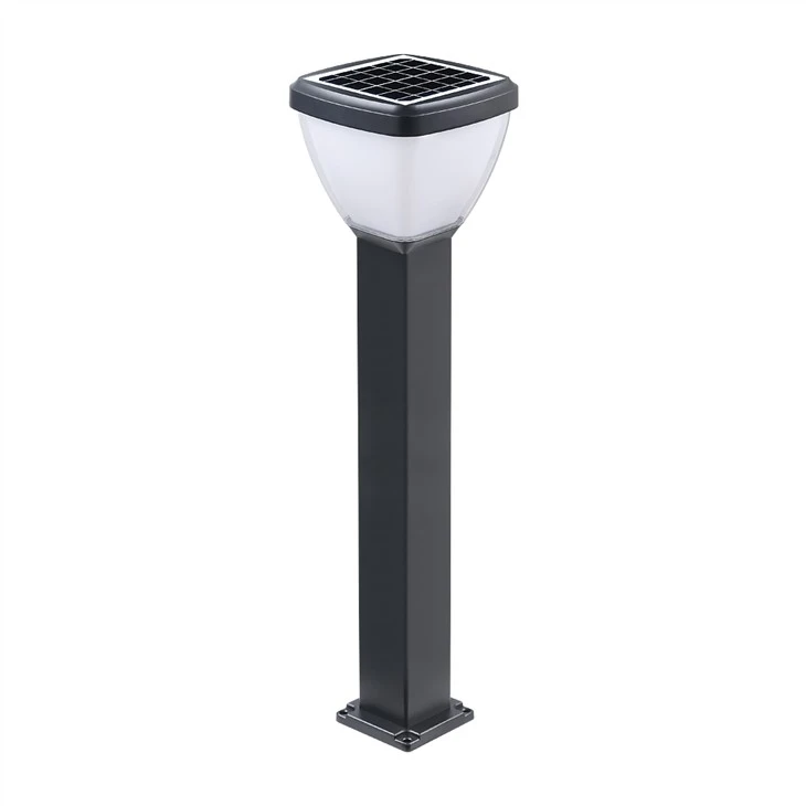 স্কয়ার সোলার আউটডোর LED Bollard আলো